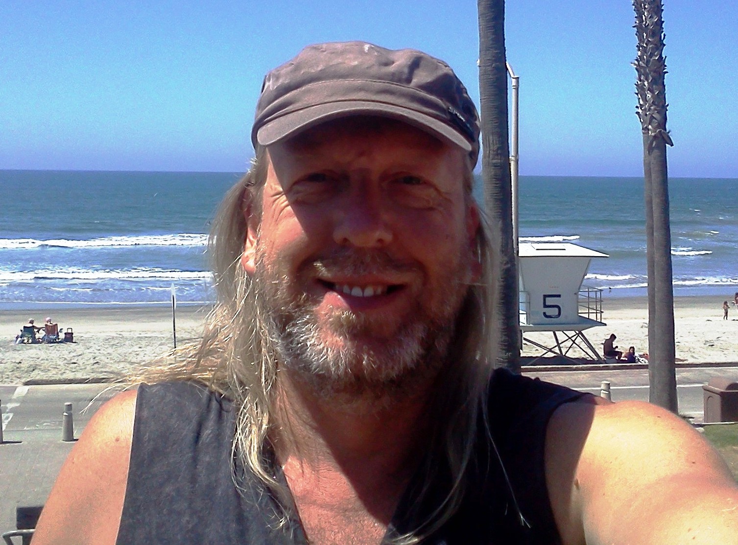 Russ Littau at the beach